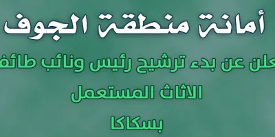 الترشح لمنصب رئيس ونائب طائفة الاثاث المستعمل