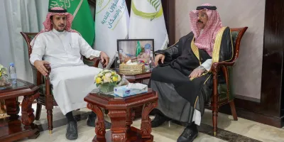 أمين الجوف يبحث مع مدير فرع البيئة المبادرات المقترحة والشراكة في المهرجانات الزراعية بالمنطقة