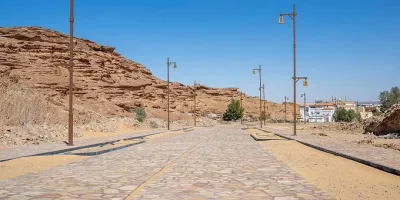 أمانة الجوف تواصل تنفيذ أعمال مشروع تطوير محيط قلعة زعبل الأثرية بقيمة 8 ملايين ريال