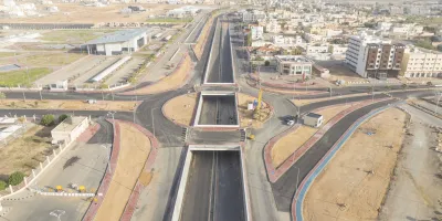  إنجاز 90% من مشروع جسر ونفق طريق الملك خالد بسكاكا