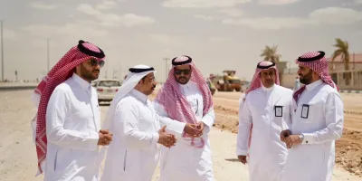  أمين الجوف يقف ميدانيا على المشروعات والخدمات البلدية بمحافظة القريات