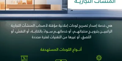 أمانة الجوف تطلق خدمة تصريح اللوحات الإعلانية المؤقتة عبر تطبيق "بلدي"